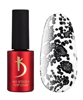 Кружевной топ для гель лака с УФ-фильтрами Kodi Lace No Sticky Top Coat with UV 15 мл