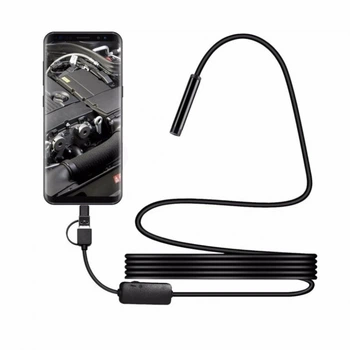 Эндоскоп цифровой Vexal камера 5.5 мм USB/Type-C с подсветкой – 1 м (М0444)