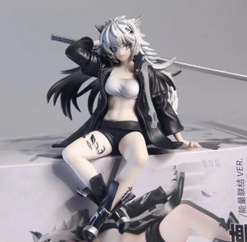 Аниме фигурка Lappland | Волчица Лаппланд | Arknights | Furyu Noodle Stopper | коллекционная статуэтка 15 см | PVC (GS903)