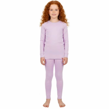 Детское термобелье Комплект ТМ Wooly 100% шерсть мериноса 240г., р.86-92 лиловый