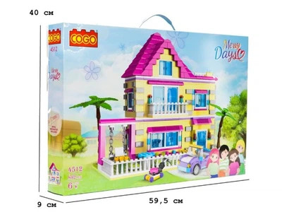 Конструктор Счастливые часы, COGO (4512), 892 деталей