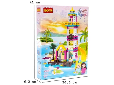 Конструктор Маяк на острові, COGO (4556), 412 деталей