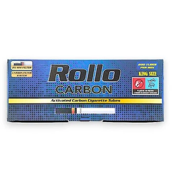 Сигаретные гильзы Rollo Carbon King Size 200 шт 25мм