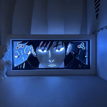 Светильник ночник 3D Магическая битва Мэгуми Фушигуро Jujutsu Kaisen Megumi Fushiguro 20 см (9B1D100AE928)