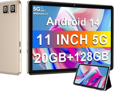Планшет 11" DMOAO D2 8+12/128Gb 8 ядер Android 14 8000 mAh Gold Б/В