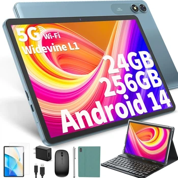 Планшет 10.1" JJGJ T901 6+18/256Gb 8 ядер Android 14 8000 mAh Blue (102369917) - Б/У