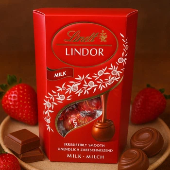 Цукерки Lindt Lindor (молочний шоколад) 200 гр.