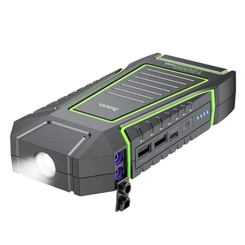 Пусковое устройство (бустер) для автомобиля Hoco QS1 Spring Car Jump Starter 10000 mAh Black