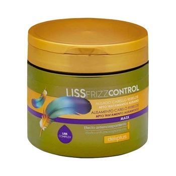 Маска Deliplus Liss Frizz Control з вітаміном Е та кератином для неслухняного волосся, 400 мл