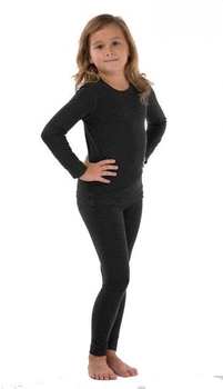 Термокомплект для девочки с шерстью Hetta Wool BB13-BT14k 128-134 см Темно-серый