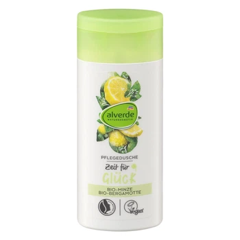 Гель для душа Alverde NATURKOSMETIK с органической мятой и органическим бергамотом, 50 мл.