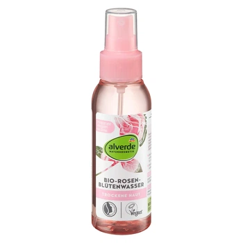 Спрей для лица органическая вода из розы Alverde NATURKOSMETIK, 100 мл