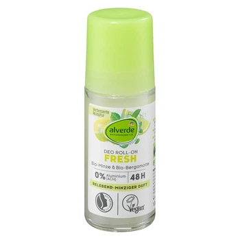 Кульковий дезодорант Alverde NATURKOSMETIK Deo roll Minze Bergamotte М'ята та Бергамот, 50 мл