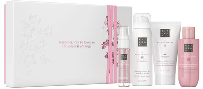 Zestaw Rituals The Ritual Of Sakura Small 2025 Żel-pianka pod prysznic 50 ml + Krem do ciała 70 ml + Mgiełka do włosów i ciała 20 ml + Olejek pod prysznic 75 ml (8719134201659)
