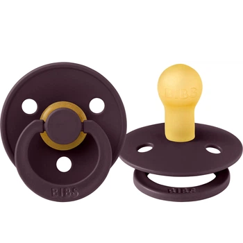 Класична латексна пустушка BIBS Colour Plum 0-6 міс. розмір 1