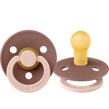 Класична латексна пустушка BIBS Colour STUDIO Collection Fusion Woodchuck/Blush 0-6 міс. розмір 1