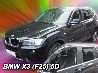 Дефлекторы окон ветровики BMW X3 F25 5D 10-17 вставные 4шт Heko БМВ Х3 АМ0007088