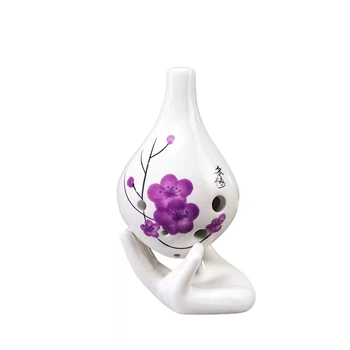 Окарина Alfabeto OC6T-PRP // Tuba Ceramic Ocarina (Purple Plum) (зозуля, свищик, свисткова флейта)