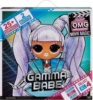 Lalka-niespodzianka z akcesoriami L.O.L. Surprise OMG Magia filmowa Gamma Babe (0035051577898)