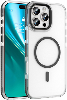 Etui plecki Etteri Icy Mag do Apple iPhone 16 Pro Max Black/Transparent (5907504560359)