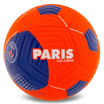 Мяч футбольный №5 PU ламинированный гибридная сшивка HYBRID BALLONSTAR PARIS SAINT-GERMAIN FB-7947 красный-синий