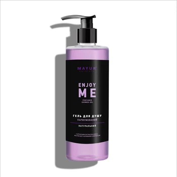 Парфюмированный гель для душа Enjoy me натуральный TM Mayur 500 мл