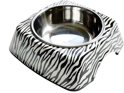 Miska melaminowo metalowa Comfy Safari Zebra S 245411 (5905546210812)