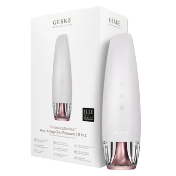 Антивіковий LED-випромінювач для відновлення шкіри обличчя GESKE Anti-Aging Skin Renewer 9в1 starlight, One Size