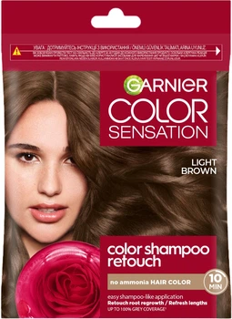 Крем-фарба для волосся Garnier Color Sensation Shampoo Retouch 5.0 Light Brown 20 мл (3600542620406)