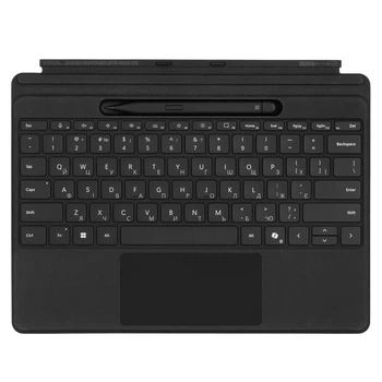 Клавиатура со стилусом для планшетов Microsoft Surface Pro 8–11, UKR/ENG, черная