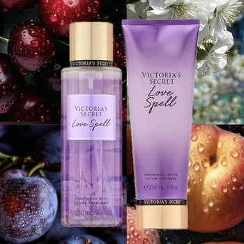 Набір Victoria's Secret Love Spell Спрей для тіла і лосьйон 250 ml