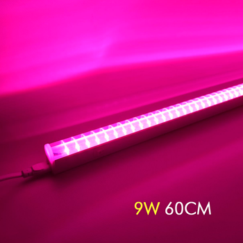 Фитосветильник светодиодный 60см Feron AL7001 LED 9W 220В фитолампа для растений 575х28х22мм с выключателем