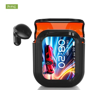 Беспроводные наушники HTC NE20 Bluetooth сенсорное управление – зарядный кейс, черные