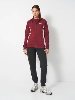 Спортивний костюм жіночий на флісі Puma 69073896 XS Ruby Shimmer (4069157454575)