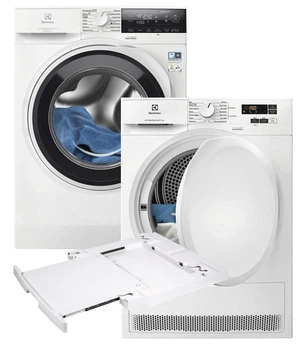 Комплект машин Electrolux Пральна EW6F3494ACU + Сушильна EW6D171YU + Планка E1WYHSK2