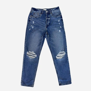 Джинси Mom's жіночі Sinsay 6105J-55J 38 Блакитні (5904426021173)
