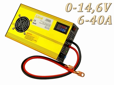 Зарядное устройство LiFeR для аккумуляторов LiFePO4 12V 40A. Зарядка для аккумулятора 12В / (0-14.6 вольт)