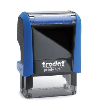 Оснастка к штампу пластиковая Trodat 4910 размером 26х9 мм Синий