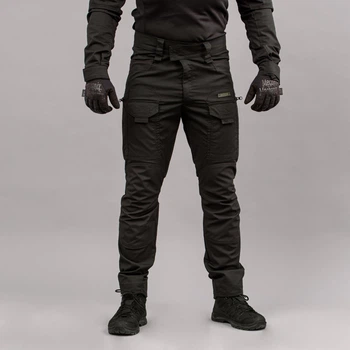 Штани тактичні (ANTITERROR II) Black. XL-Short
