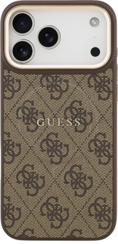 Панель Guess Hardcase 4G Classic MagSafe для Apple iPhone 17 Pro Max Brown (GUHMP17XP4MSEGCW)