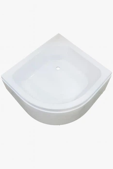 Акриловый поддон для душа KO&PO CLASSIC 90х90х40 см полукруглый глубокий (C10313)