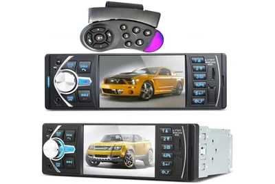 Автомобільна Bluetooth магнітола Pioneer 4023,1DIN, 4.1" IPS екран, підтримка 1080Р, з пультом на кермо, камера заднього виду,Чорна