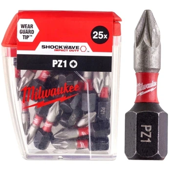 Бита ShW MILWAUKEE, PZ1, 25мм, (25шт)