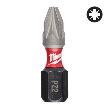 Бита ShW MILWAUKEE, PZ2, 25мм, (2шт)