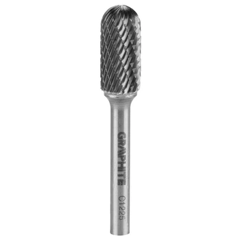 Фреза по металу HM, тип C (круглий циліндричний), 12 x 25 мм, хвостовик 6 x 45 мм Graphite