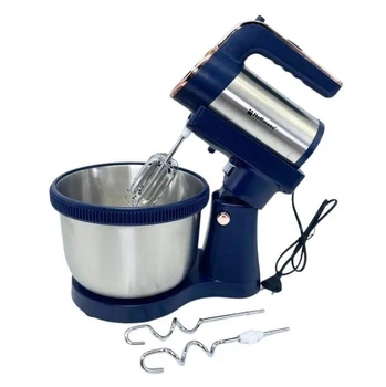 Міксер кухонний Hoffmans HM-6631 з обертовою чашею 4.5L 1600W Silver (3_07345)