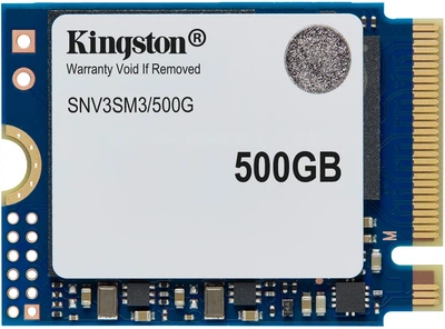 Твердотельный накопитель SSD диск Kingston NV3 500GB M.2 2230 NVMe PCIe 4.0 x4 3D NAND