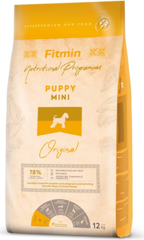 Sucha karma dla szczeniąt Fitmin Puppy Mini Drób 12 kg (8595237035458)