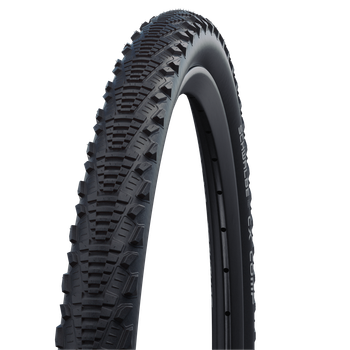 Покрышка Schwalbe Cx Comp 28x1.35", 700x35C 35-622 Active, K-Guard LiteSkin B/B-SK + светоотражающая полоска