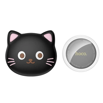 Умный брелок для поиска ключей, сумки, кошелька, домашних животных HOCO E91D Черный